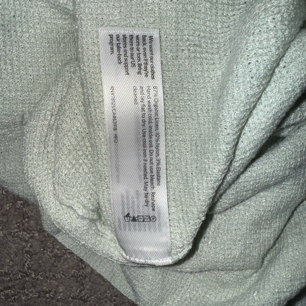 Eileen Fisher Light Green Short Sleeve Top - Picture 5 of 8